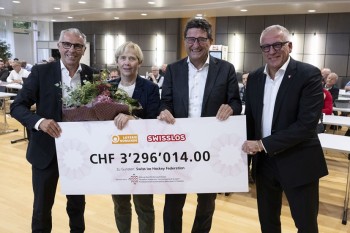 3.296 millions pour la relève du hockey sur glace suisse