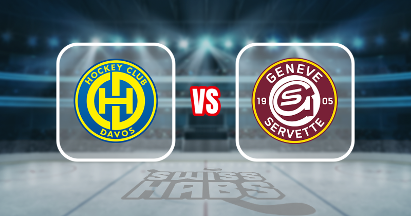 Formation des équipes et joueurs indisponibles pour le match Davos vs Genève