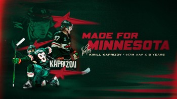Kirill Kaprizov signe le plus gros contrat de l'histoire de la NHL