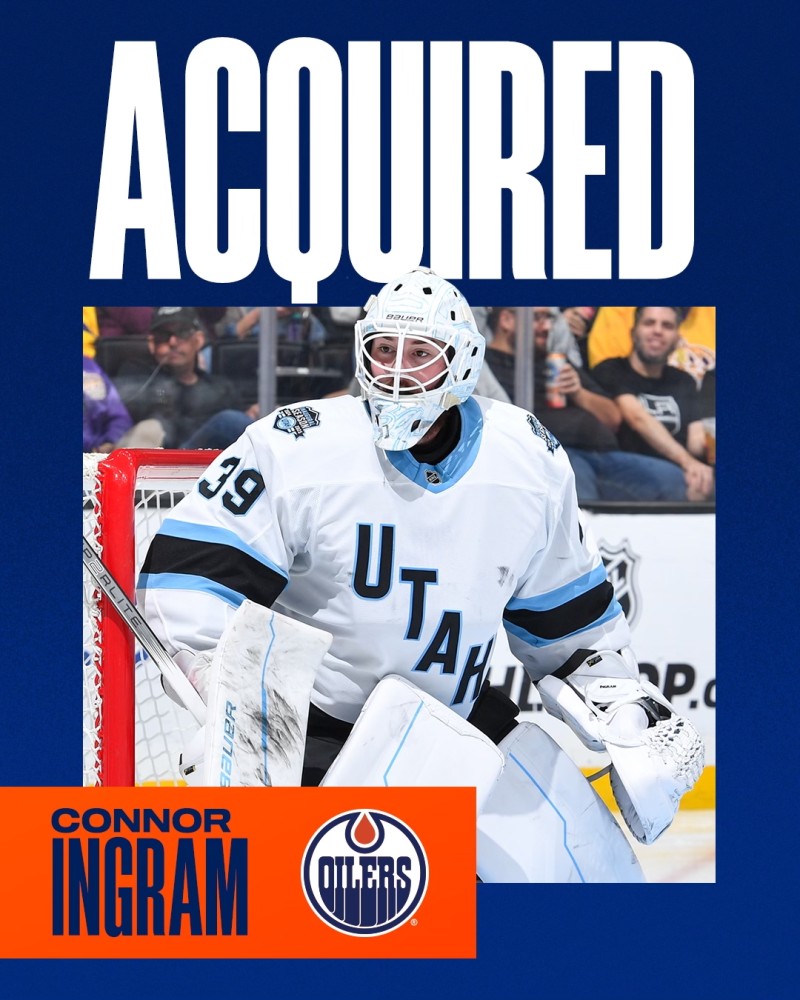 Connor Ingram rejoint les Oilers
