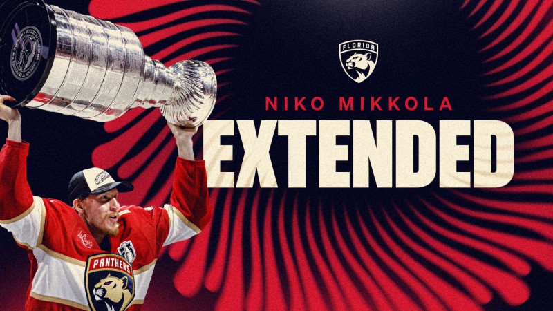 Les Florida Panthers prolongent Niko Mikkola pour huit ans