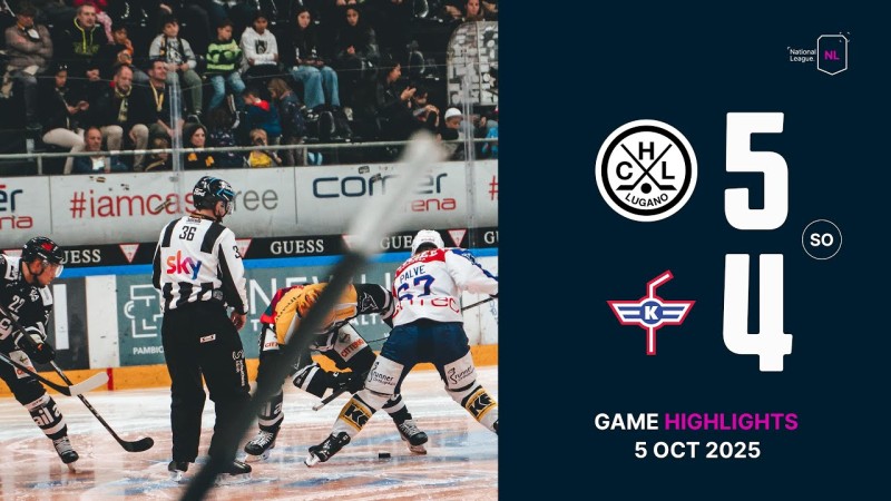 Résumé du match Lugano vs Kloten