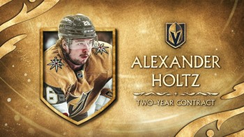 Les Golden Knights prolongent Alexander Holtz pour deux ans