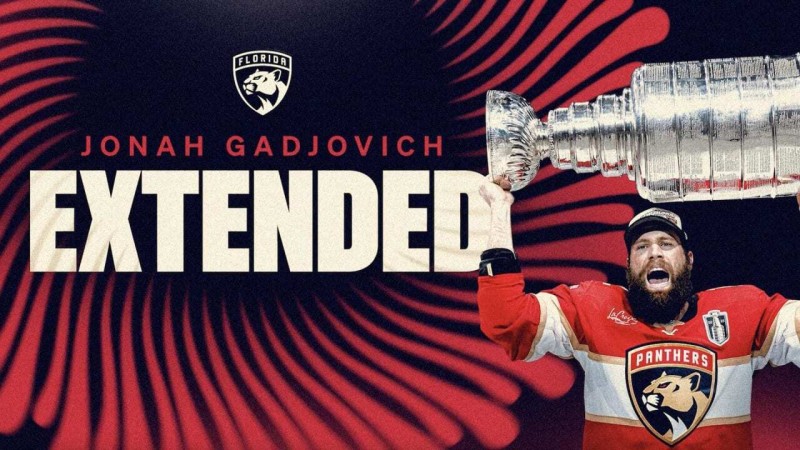 Les Florida Panthers prolongent Jonah Gadjovich pour deux saisons