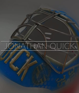 Le nouveau masque de Jonathan Quick (NY Rangers)