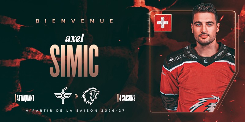 Lausanne confirme la signature d'Axel Simic