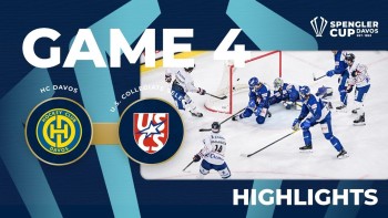 Les images des deux matchs d'hier à la Coupe Spengler