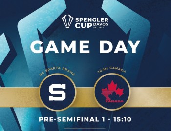 Aufstellung der Teams für das Spiel Sparta Prag vs. Team Canada