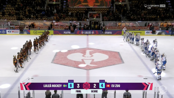 A nouveau battu, Zoug ne jouera pas la finale de la Champions Hockey League