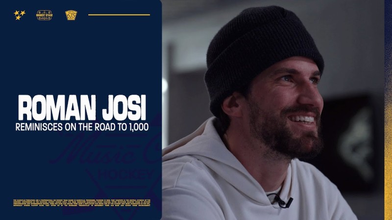 Roman Josi blickt auf alle Momente zurück, die ihn zu seinem 1.000. Spiel mit den Predators geführt haben