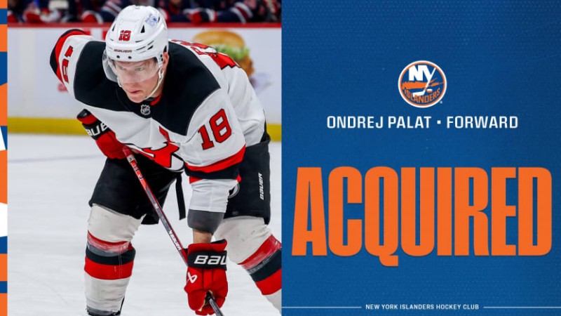 Les Islanders acquièrent Ondrej Palat