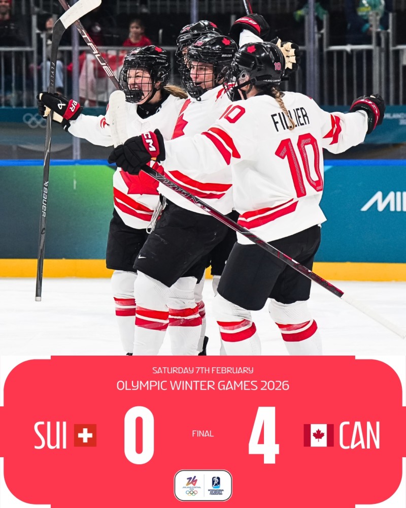 Kanada steigt verspätet ein und dominiert die Schweiz