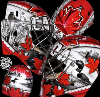 Le masque olympique de Darcy Kuemper