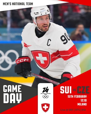 La Suisse devra faire sans Malgin et Glauser - Formation des équipes pour le match Suisse vs Tchéquie