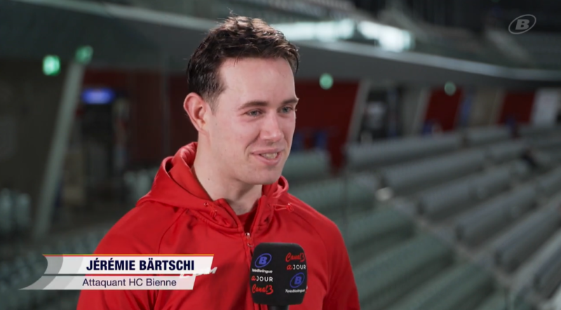 Jérémie Bärtschi à l'interview